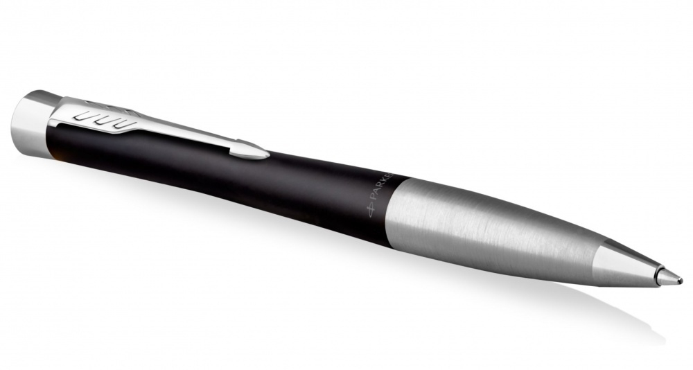 Шариковая ручка Parker Urban Muted Black Chrome Trim M Blue