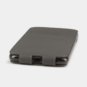 Чехол для iPhone XS Max из натуральной кожи теленка, серого цвета