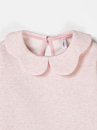 Свитшот "Розовый меланж" утепленный