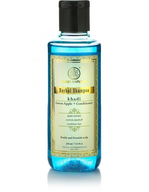 Шампунь кондиционер зеленое яблоко Khadi Natural