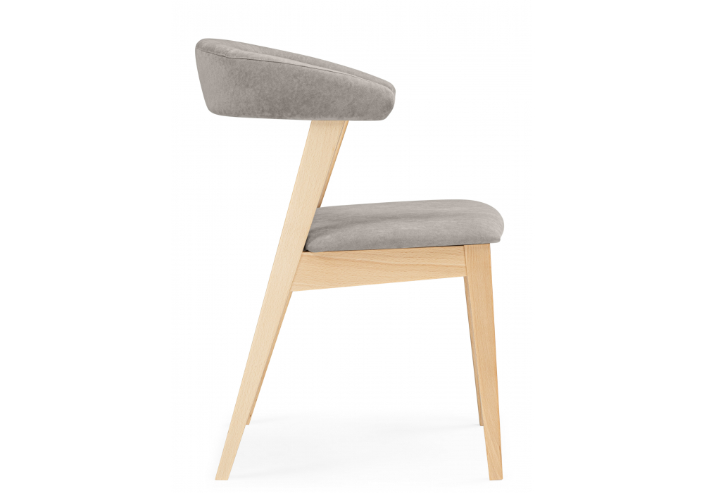 Стул деревянный Woodville Токио 2 ткань 231, светлое дерево