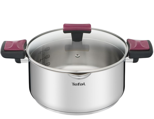 Кастрюля с крышкой Tefal Cook&Clip 5л 24см G7234674