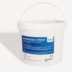 Звукоизоляция грунтовочная Шумопласт-грунт масса для покрытия 3 кг
