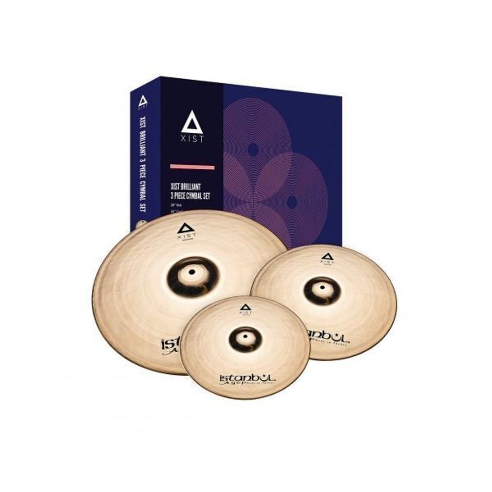 Комплект Тарелок, Чехол Istanbul Agop Xist Brilliant Cymbal Set (14&quot;/ 16&quot;/ 20&quot;)