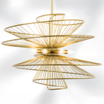 728183 Люстра ZETA 8х40W E14 ЗОЛОТО