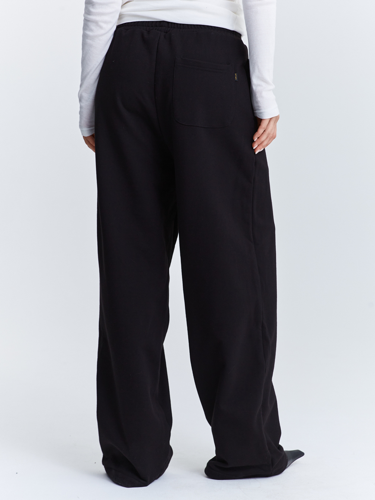 Брюки багги из футера