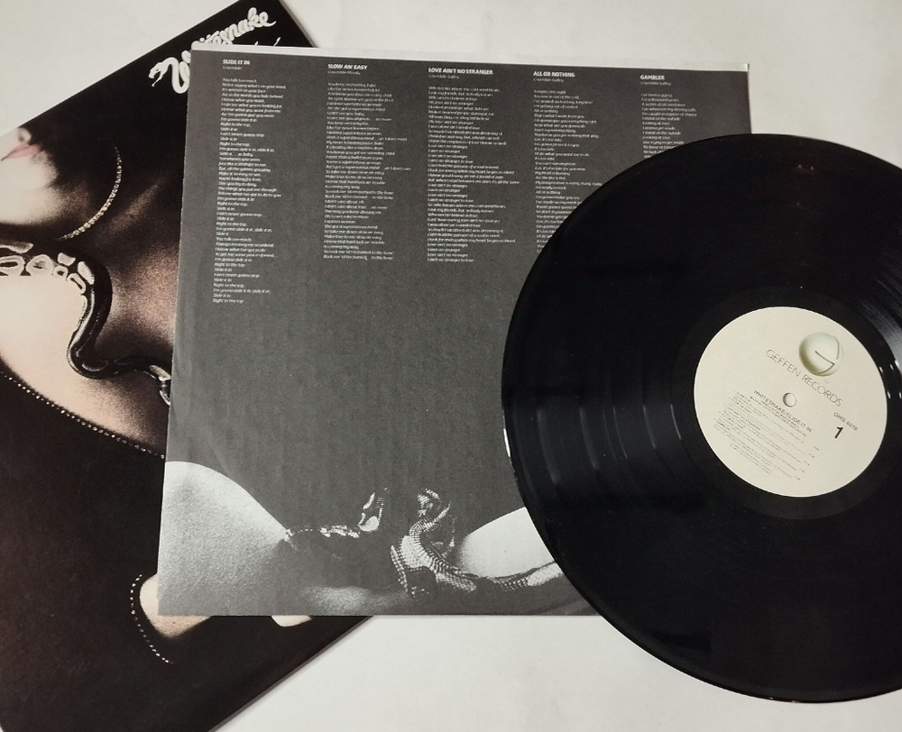 Винтажная виниловая пластинка LP Whitesnake Slide It In (USA 1984) Give Me More Time