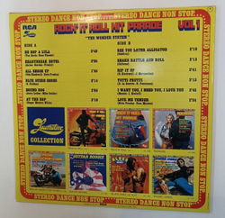 Винтажная виниловая пластинка LP The Wonder System Rock N Roll Hit Parade Vol. 1 (France 1976)
