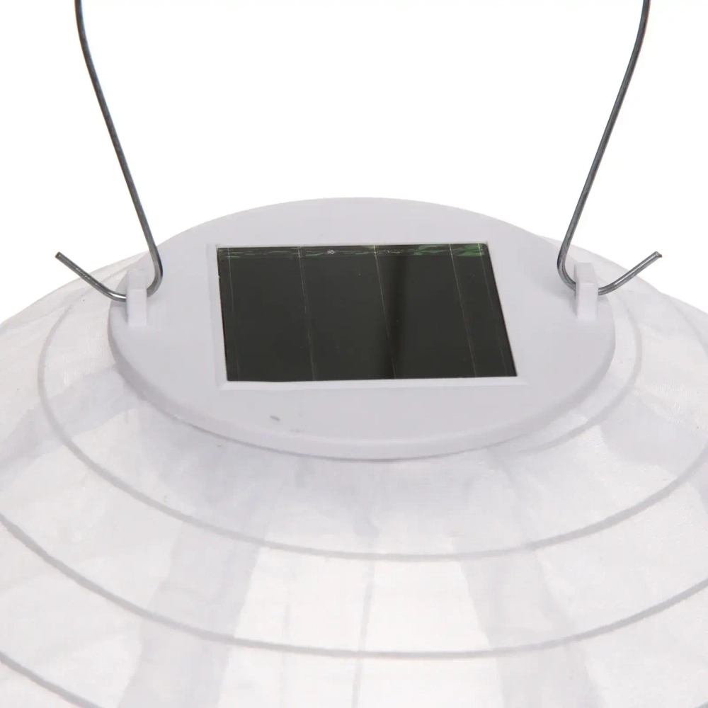 Светильник дачный на солн. батарее «Фонарик» 20 см, 1 LED, с подвесом, Белый