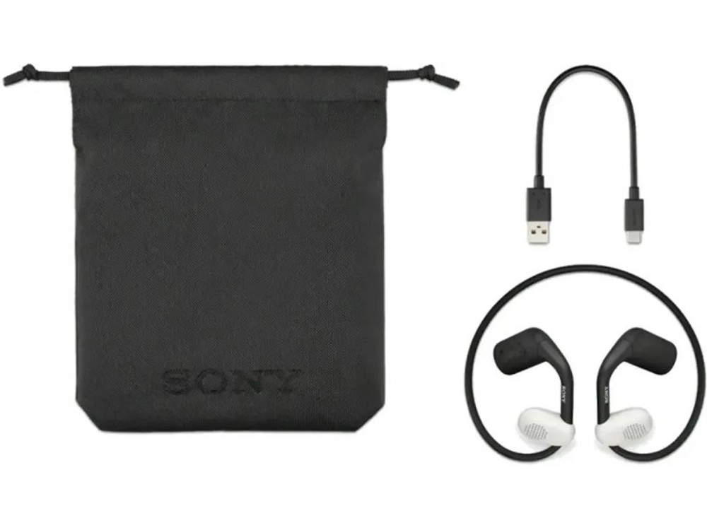 Беспроводные наушники Sony WI-OE610 черный/белый