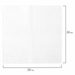 Салфетки бумажные 250 шт., 24х24 см, LAIMA/ЛАЙМА, белые, 100% целлюлоза, 128728