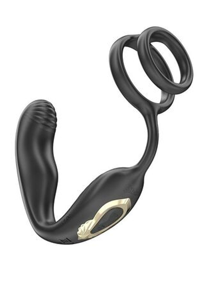 Массажер простаты Ibiza с вращением и эрекционными кольцами