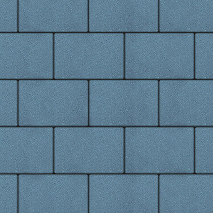 Тротуарная плитка ПРЯМОУГОЛЬНИК 300х200 мм - Стандарт Синий