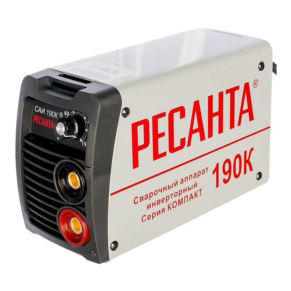 Аппарат сварочный инверторный Ресанта САИ190К (компакт)