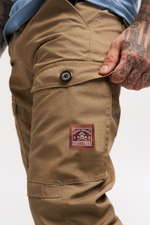 Beige military trousers