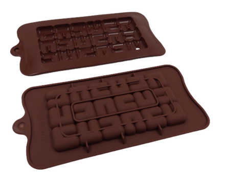 Форма для шоколада плитка П 155*77*10мм, силикон (Китай)