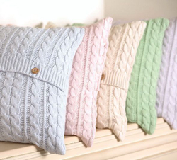 Элитная наволочка декоративная Imperio 36 голубая от Luxberry