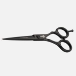 Прямые длинные парикмахерские ножницы black edition BE-02