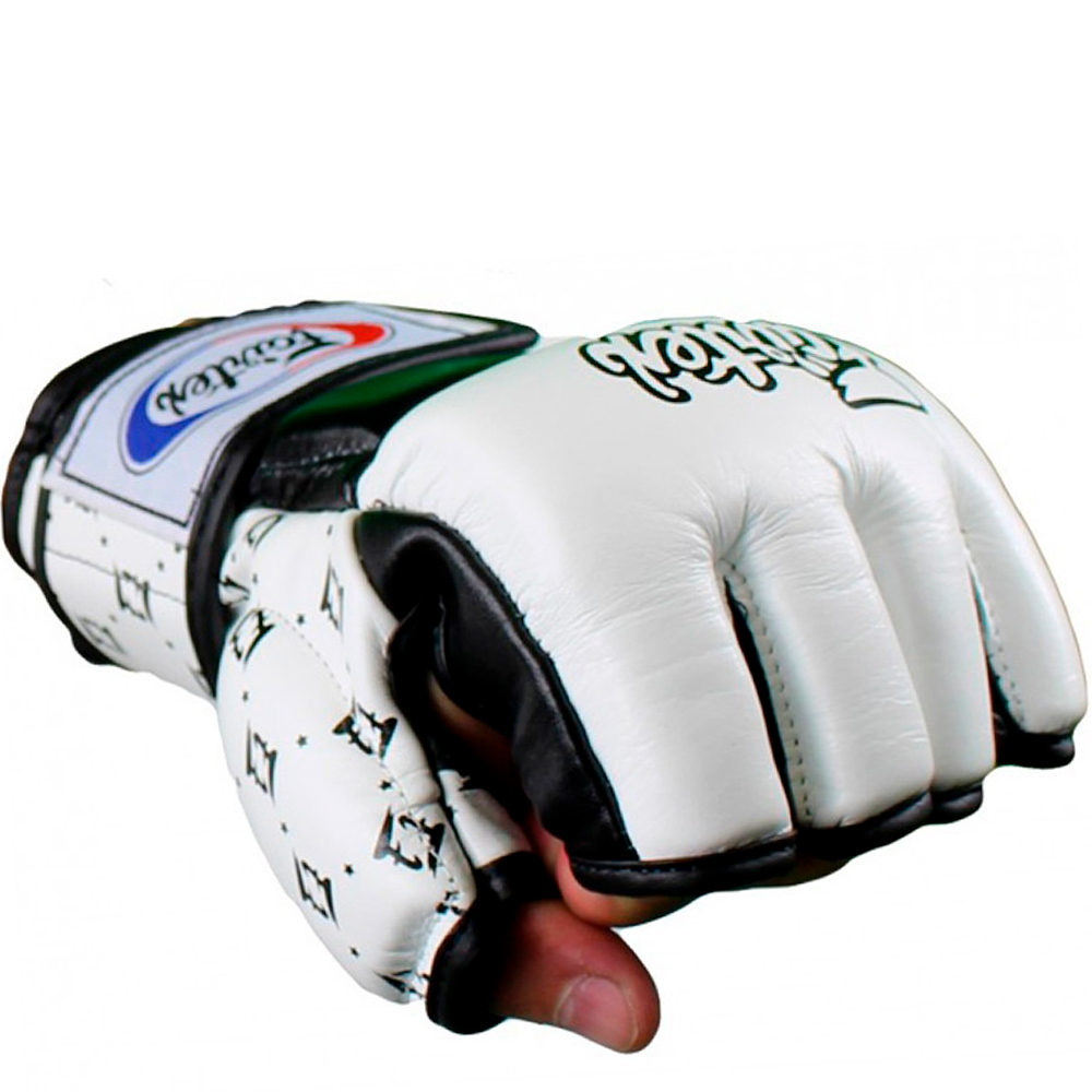 Перчатки MMA FAIRTEX FGV17 White/Black