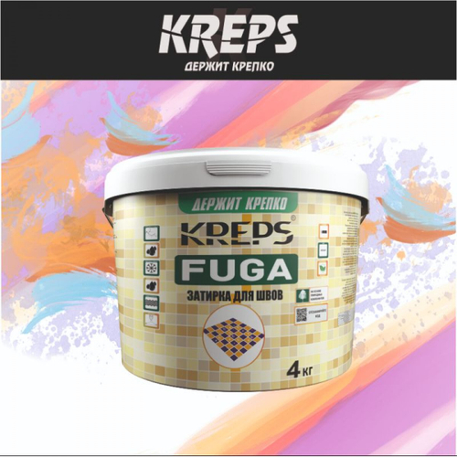 ЗАТИРКА Д/ШВОВ KREPS FUGA ЧЕРНАЯ 4КГ
