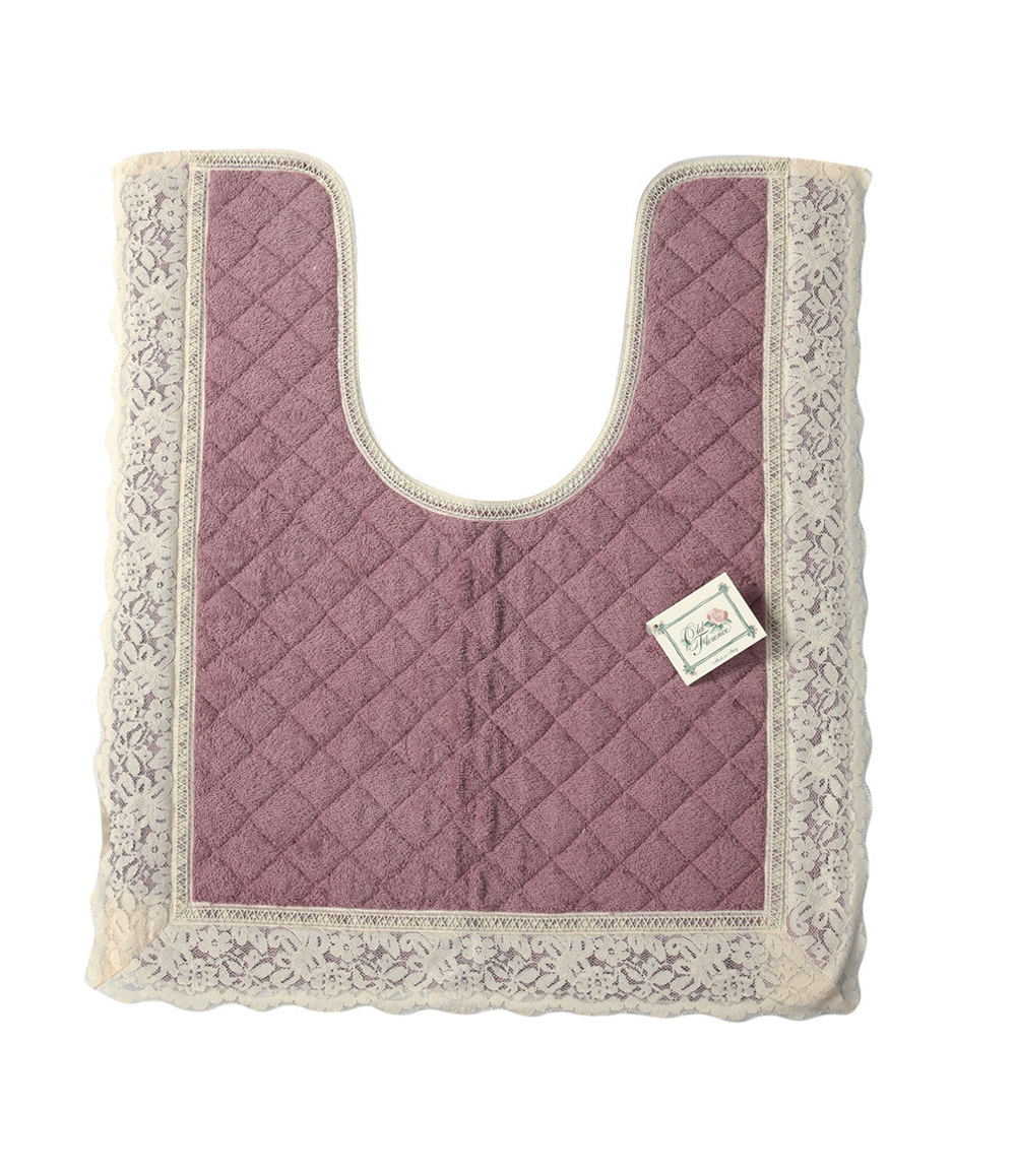 Коврик для унитаза 50х60 Old Florence Валансье розовый  Италия