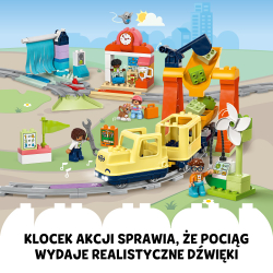 LEGO DUPLO Town - Большой интерактивный городской поезд 10428