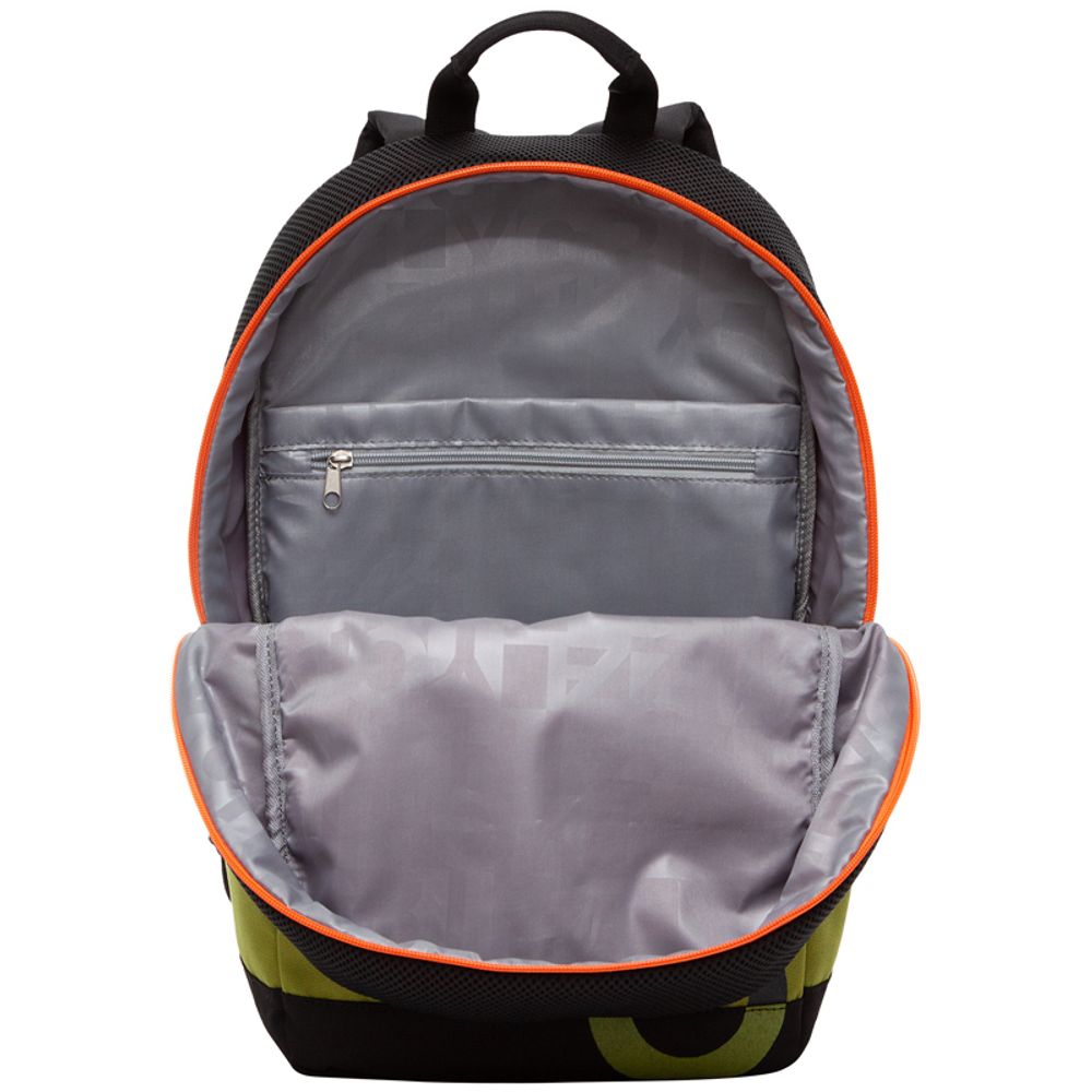 Рюкзак Grizzly, 27*43*15см, 1 отделение, 4 кармана, укрепленная спинка, черный-оливковый