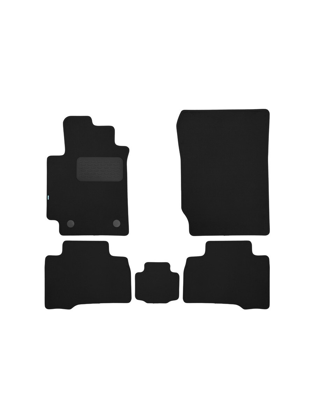 Коврики в салон для SUZUKI Grand Vitara 5D 2005-2008, 2008-2012, 2012-2015, внедорожник , 5 шт. (текстиль) KLEVER03471222110KH