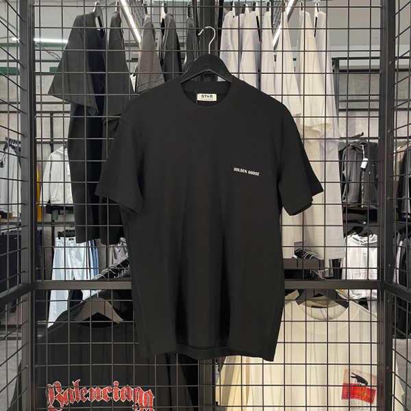 Футболка Golden Goose mini logo black