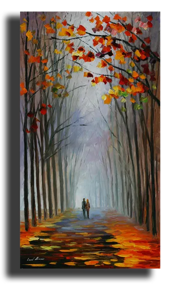 Репродукция " Леонид Афремов - Осенний туман "