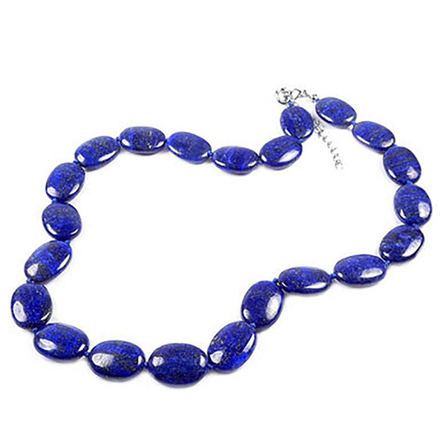 Бусы "Овал 18" лазурит