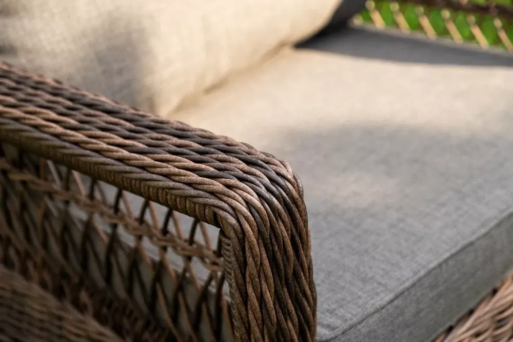 "Гранд Латте" лаунж-зона из искусственного ротанга, цвет коричневый