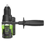 Дрель-шуруповерт ударная акк. Greenworks GD24DD140, 24V,б/щет,70/140Нм,Anti-kickback,1x4Ач,ЗУ,кор (3707607CUB)