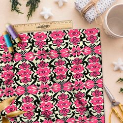 Ткань премиум интерлок розовый зефир