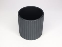 Кашпо (10*10*10см) цв.серый GK-64748