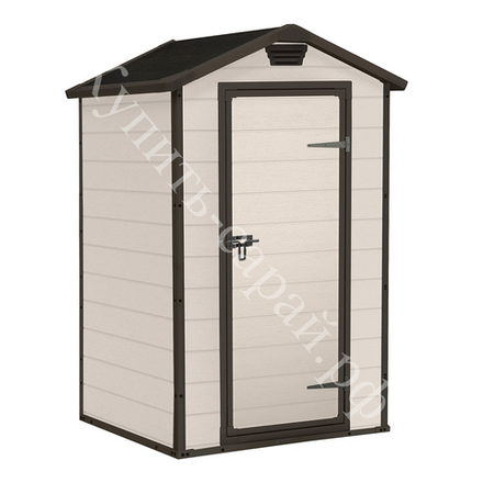 Пластиковый сарай Keter Manor 4x3 beige