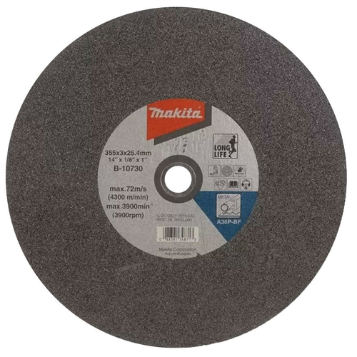 Абразивный отрезной диск для стали A36P, 355х3х25,4 мм Makita B-10730-5