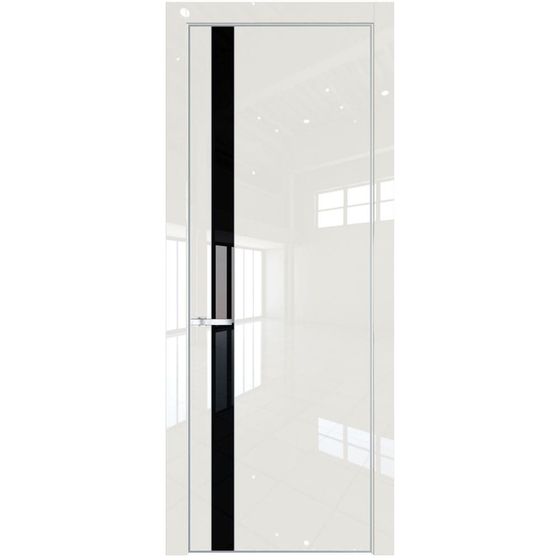 Profil Doors 18LA магнолия люкс профиль серебро стекло чёрный лак