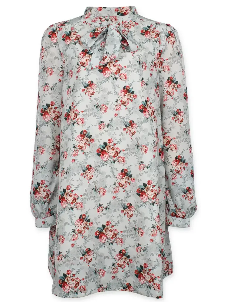 Цветочное платье в восточном стиле REMIX