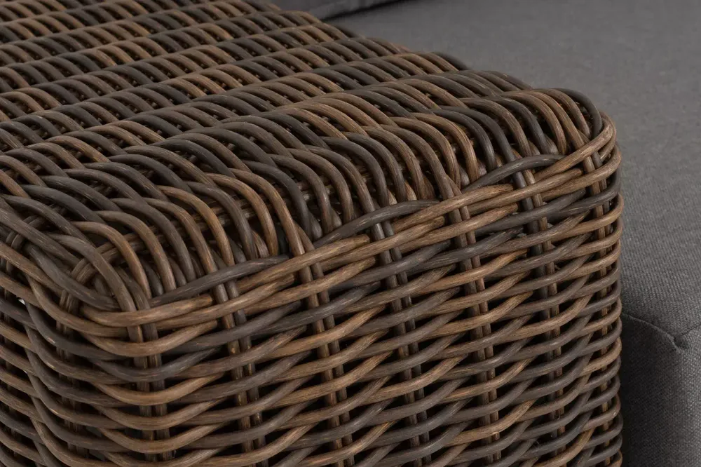 "Капри" модуль диванный правый с подушками, цвет коричневый