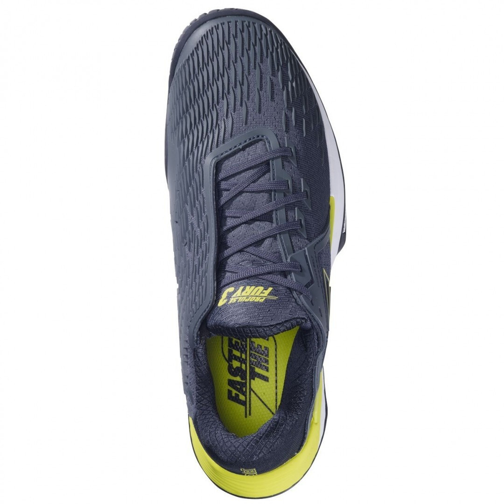 Мужские кроссовки теннисные Babolat Propulse Fury 3 All Court Men - grey/aero