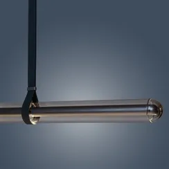 Подвесной светильник Aegis Line 150 см, серебристый, прозрачный