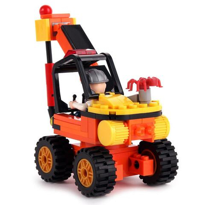 Конструктор блочный Аусини Добыча полезных ископаемых 144дет., коробка 29420