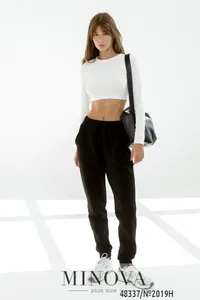 Брюки 2019Н-черный Minova