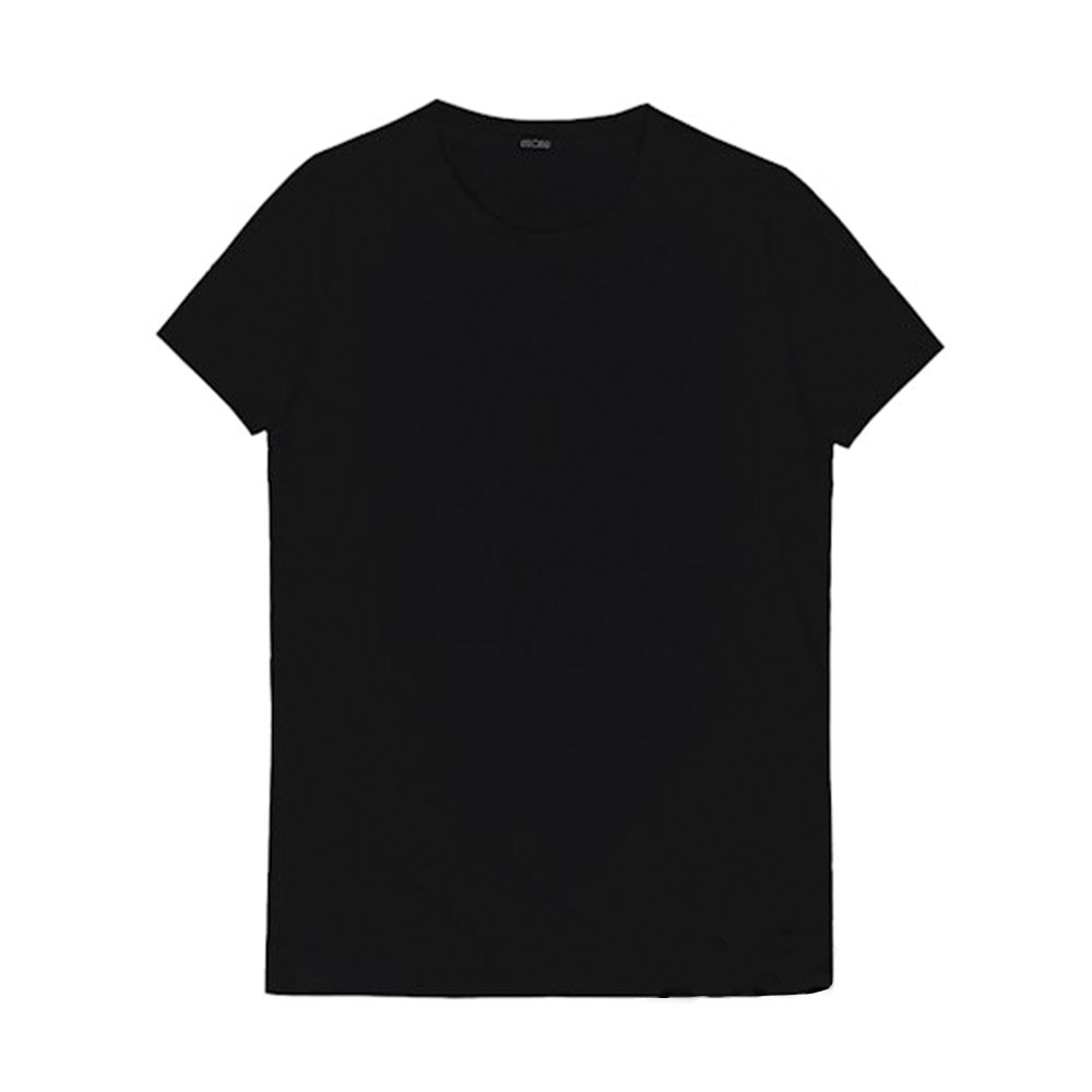 Мужская футболка черная HOM Supreme Cotton 40-1330-0004