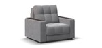 Босс кресло-кровать Велюр Монолит сталь