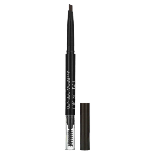 Palladio, The Brow Definer, карандаш для бровей, выдвижной, темно-коричневый PBD04, 0,24 г (0,0084 унции)