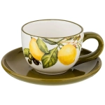 Набор чайный на 1 персону лемон три 15*15 см. высота=7 см.мл.