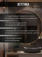 Вентиляционная решетка скрытого монтажа без вентилятора 125x125,1шт,черная и белая.