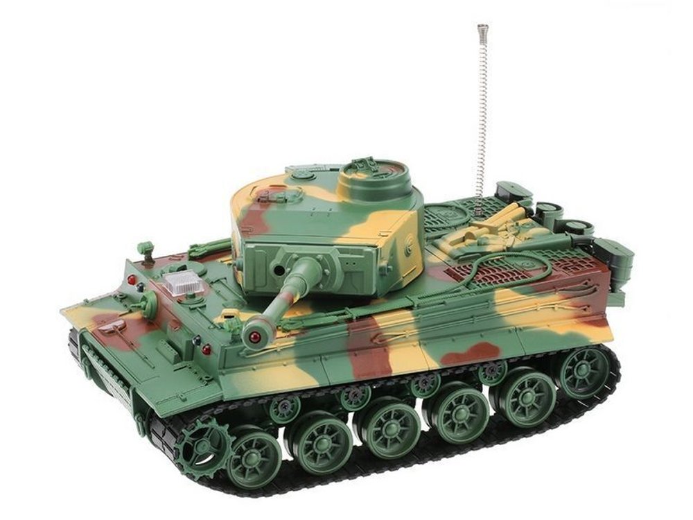 Р/У танк Heng Long 3828-1 Tiger I ИК-версия 1/26, полное управление, свет и звук, идеален для танковых боев